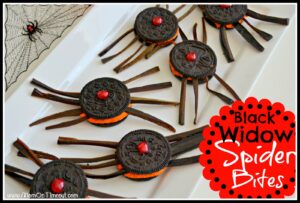 Black Widow Spider Bites Cookies